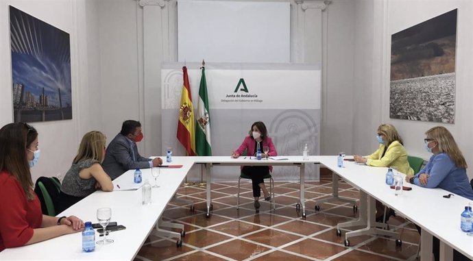 Reunión entre CCOO-Málaga y la Delegación del Gobierno andaluz en la provincia