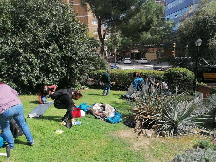 CC.OO. Levanta la acampada ante la Conselleria de Educación