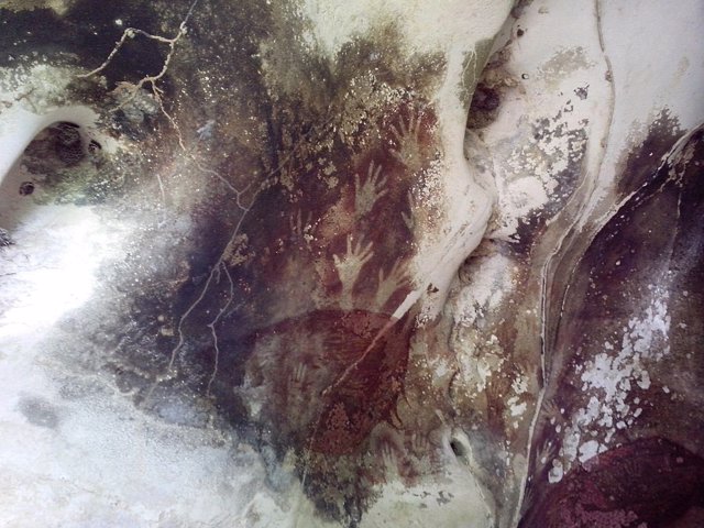 Arte rupestre en la cueva de Maros-Pangkep