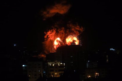 Israel lanza un intenso ataque aéreo contra el norte de la Franja de Gaza