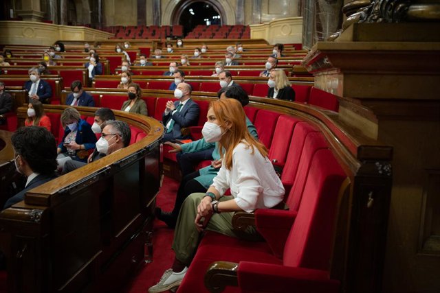 Arxiu - La líder dels comuns al Parlament, Jéssica Albiach.