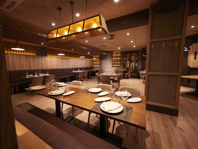 Archivo - Interior de un bar en Pamplona, Navarra (España).