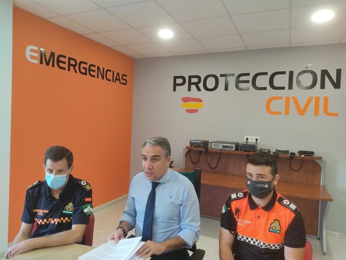 El consejero de la Presidencia, Administración Pública e Interior, Elías Bendodo, participa en las Jornadas Provinciales de Voluntariado de Protección Civil de Málaga.