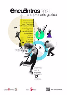 Cartel de los Encuentros de Arte Joven 2021