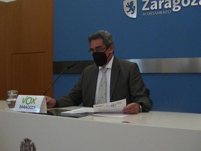 El portavoz municipal de VOX, Julio Calvo.