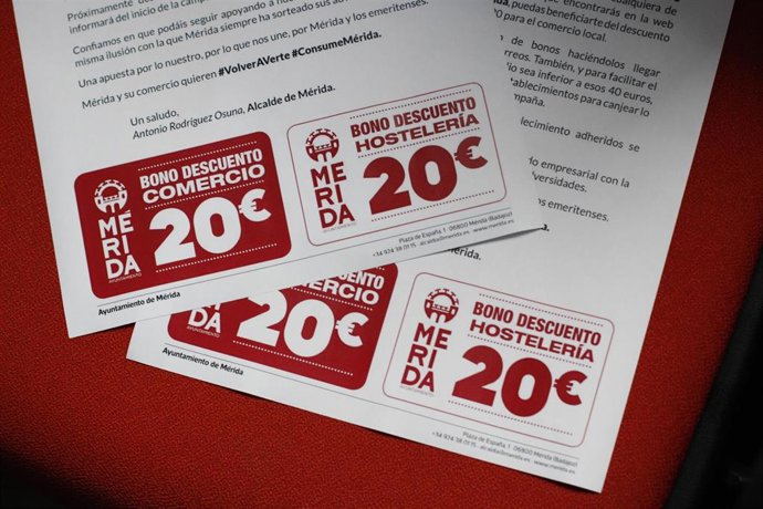 Bonos descuento de la campaña Consume Mérida.