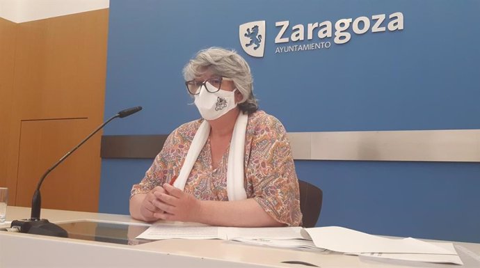 La alcaldesa de Peñaflor, Mamen López.