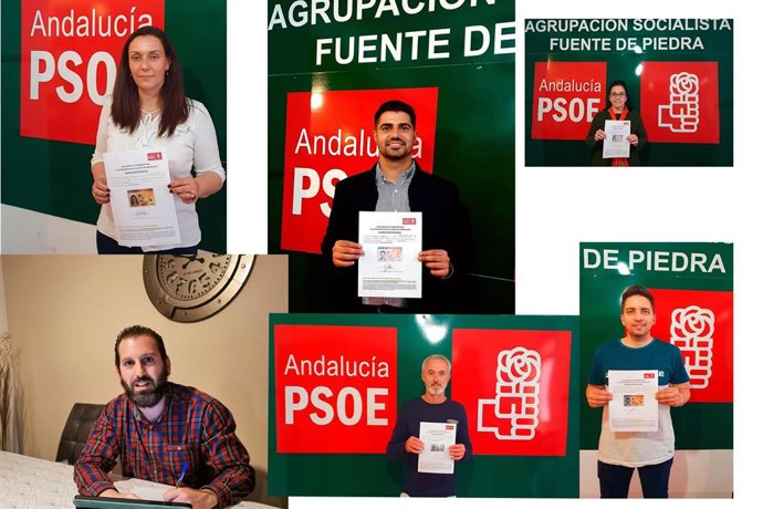 El alcalde y los concejales socialistas de Fuente de Piedra avalan a Susana Díaz