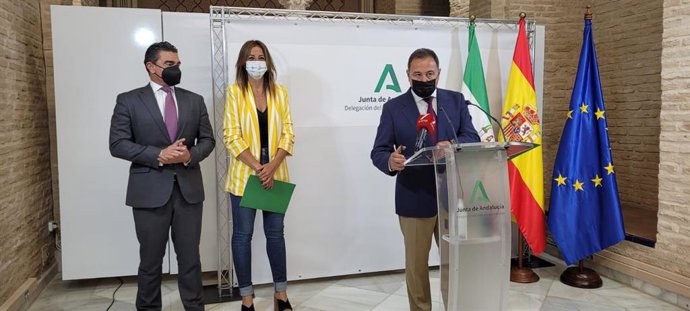 Sánchez, en la presentación de la apuesta de la Junta para Sevilla en Fitur