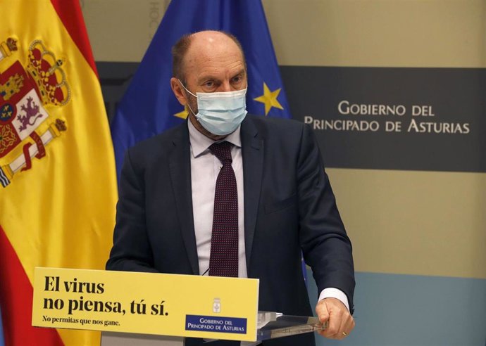 Juan Cofiño en rueda de prensa.