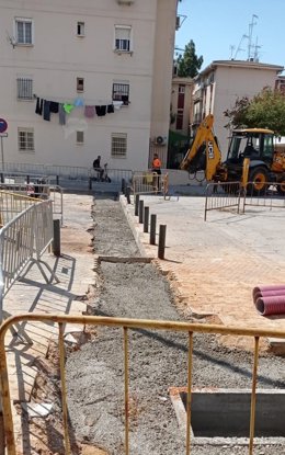 Obras de Endesa en el Polígono Sur