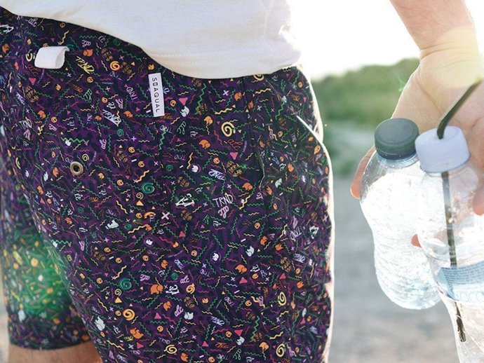 Bañadores para él realizados a base de plástico reciclado