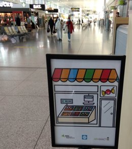 Pictogramas en el aeropuerto de Málaga Costa del Sol