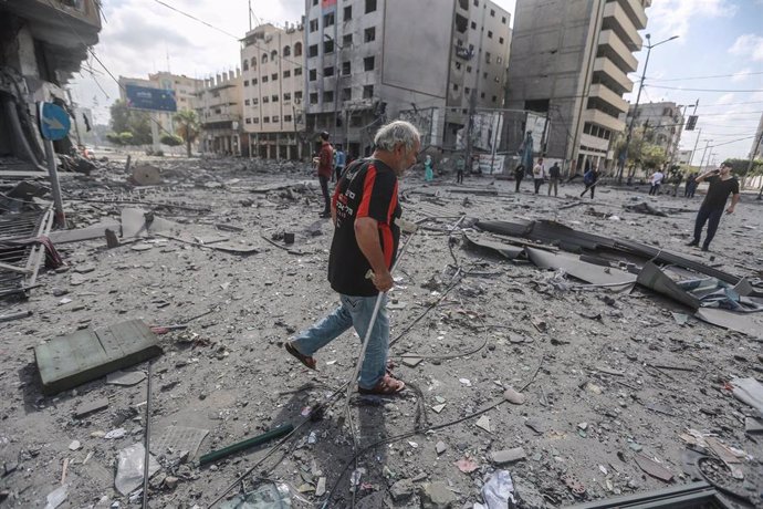 Daños por los ataques israelíes en la Franja de Gaza
