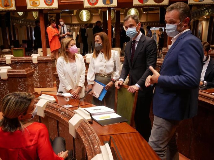 Imagen de la presentación de los presupuestos de turismo