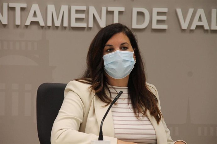La vicealcaldesa de Valncia y portavoz del PSPV en su ayuntamiento, Sandra Gómez, en una imagen reciente.