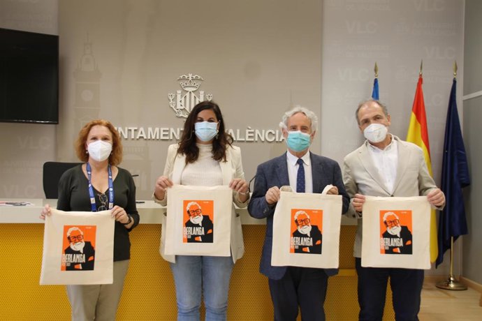 Presentación en el Ayuntamiento de Valpencia de actividades por el Año Berlanga