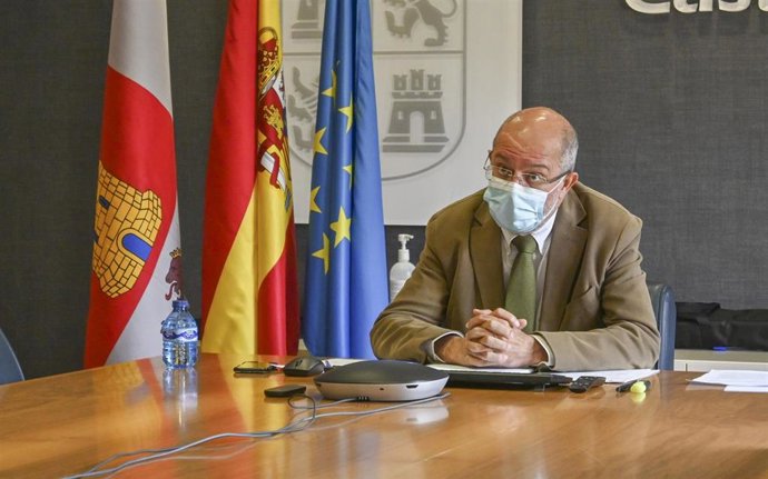 El vicepresidente y portavoz de la Junta, Francisco Igea, durante la conferencia sectorial de Reto Demográfico.