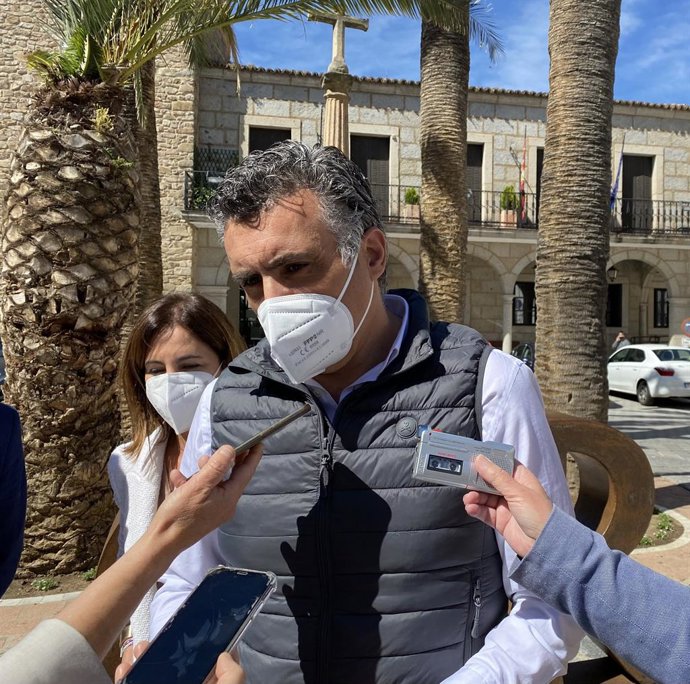 El alcalde de Coria, José Manuel García Ballestero