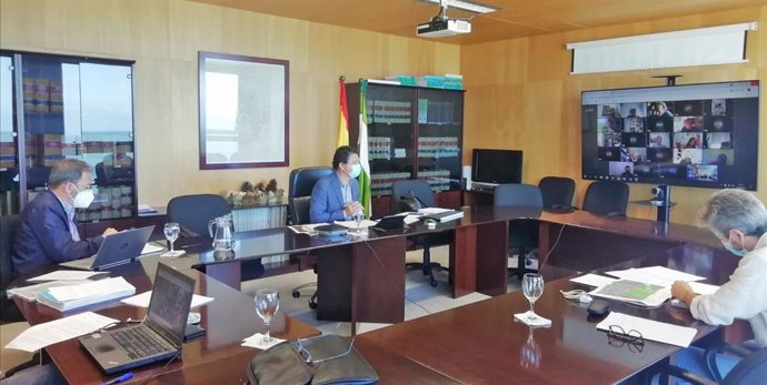 Daniel Sánchez en la junta rectora del Parque Natural de La Breña