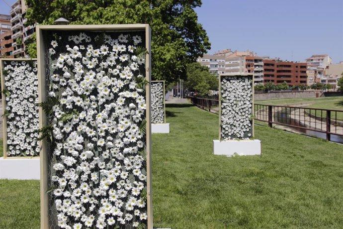 Arxiu - Monuments florals a la ciutat de Girona durant la mostra 'Temps de flors'.