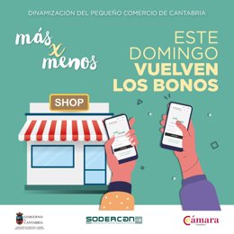 Cartel de la campaña 'Más x menos'