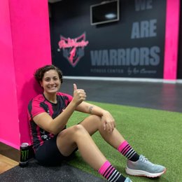 Archivo - La piloto española de Superbikes Ana Carrasco (Kawasaki) 