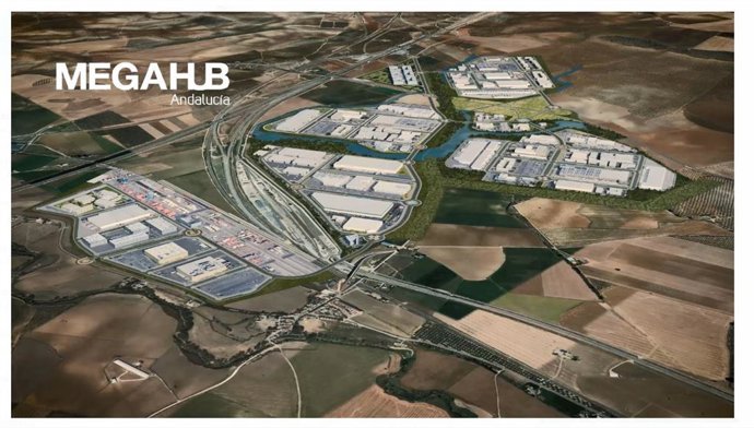 Recreación del puerto seco de Antequera.