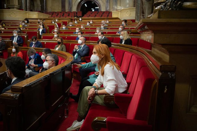 La líder dels comuns al Parlament, Jéssica Albiach.