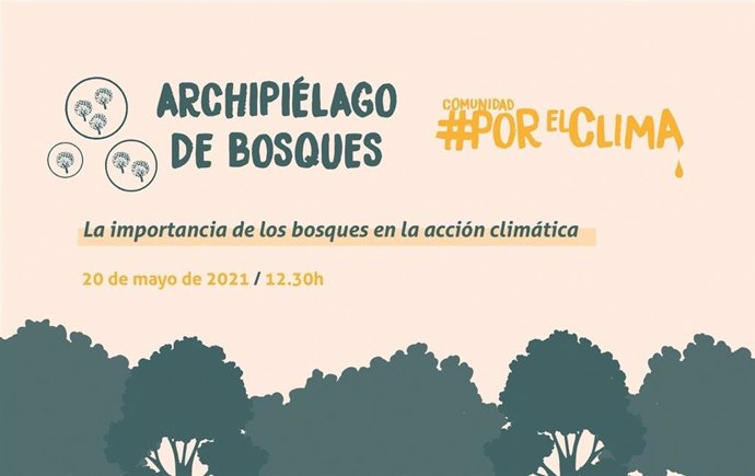 Imagen del webinar organizado por Archipiélago de Bosques, en el que participará el Ayuntamiento de Palma.