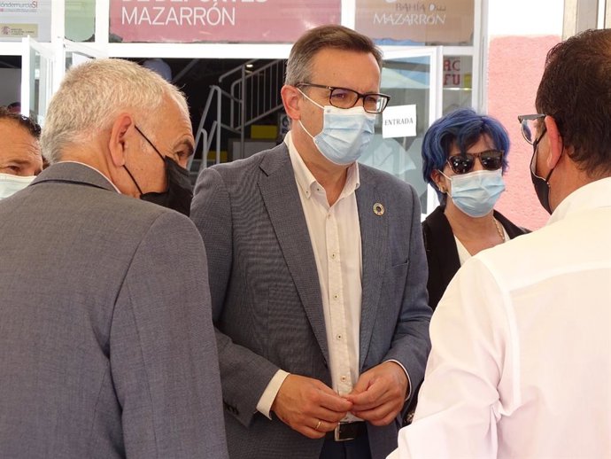 El secretario general del PSRM, Diego Conesa en Mazarrón