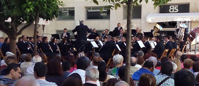 Archivo - La Banda Municipal de Música en una foto de archivo antes de la pandemia