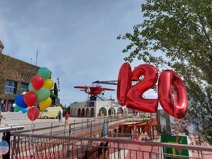 El parc d'atraccions Tibidabo de Barcelona