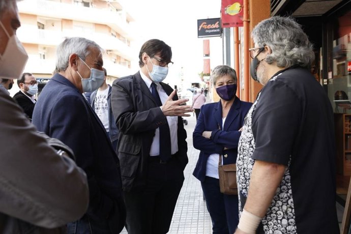 El presidente del PSC en el Parlament, Salvador Illa