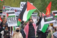 Manifestaciones en Londres, París, Berlín o Bagdad en rechazo a la violencia contra los palestinos