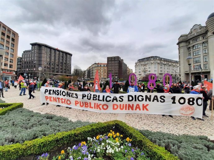 Cvirus.- Pensionistas se manifestarán en Bilbao para denunciar la "mala planificación" en el proceso de vacunación