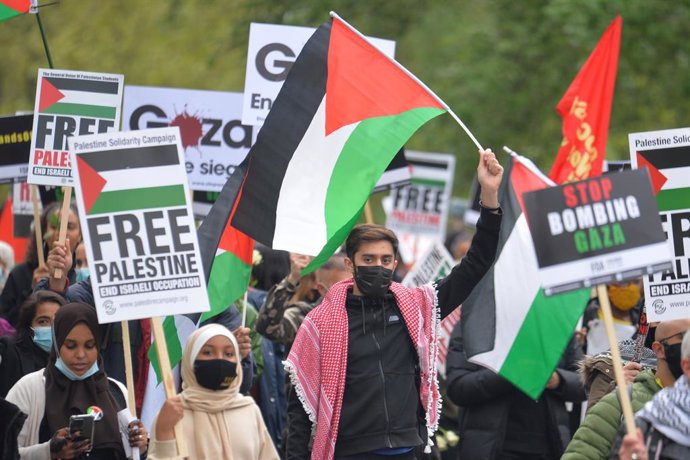 Manifestació propalestina a Londres