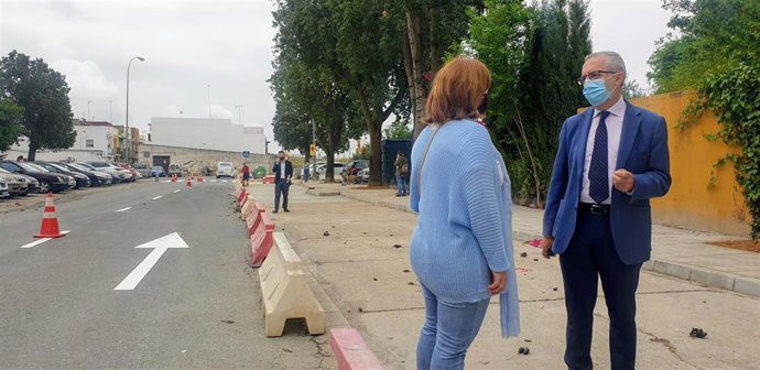 Reurbanización de la calle Binéfar.