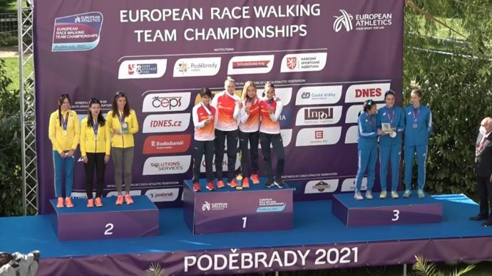 España, oro 20 km marcha