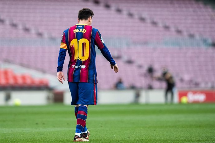 16th May 2021; Camp Nou, Barcelona, Catalonia, Spain; La Liga Football, Barcelona versus Celta de Vigo; 10 Leo Messi during la Liga match against Celta de Vigo at Camp Nou Stadium