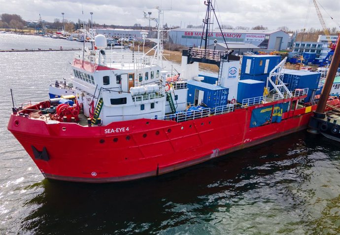 Archivo - El barco de rescate 'Sea-Eye 4' de la ONG alemana Sea Eye
