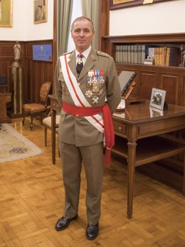 Archivo - El teniente general Carlos Palacios.