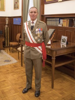 Archivo - El teniente general Carlos Palacios.