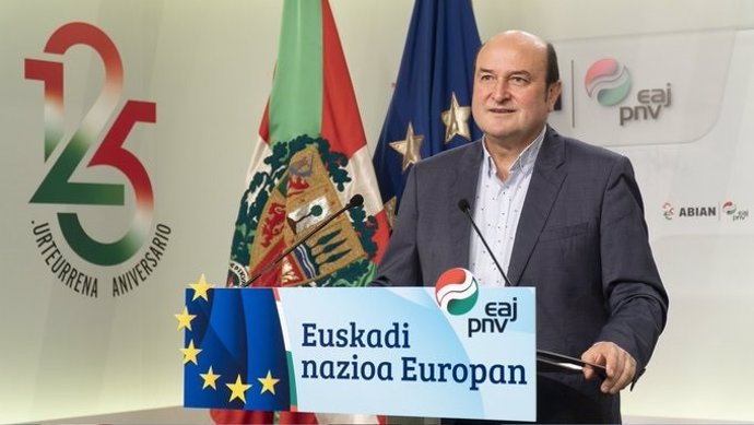El presidente del EBB del PNV, Andini Ortuzar