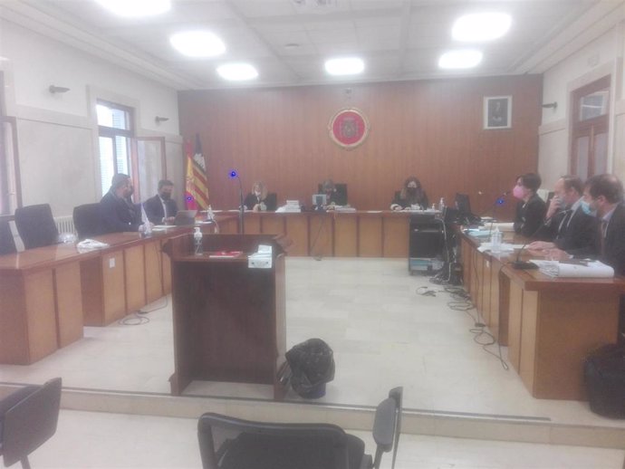 Juicio celebrado este lunes en la Audiencia Provincial de Baleares.