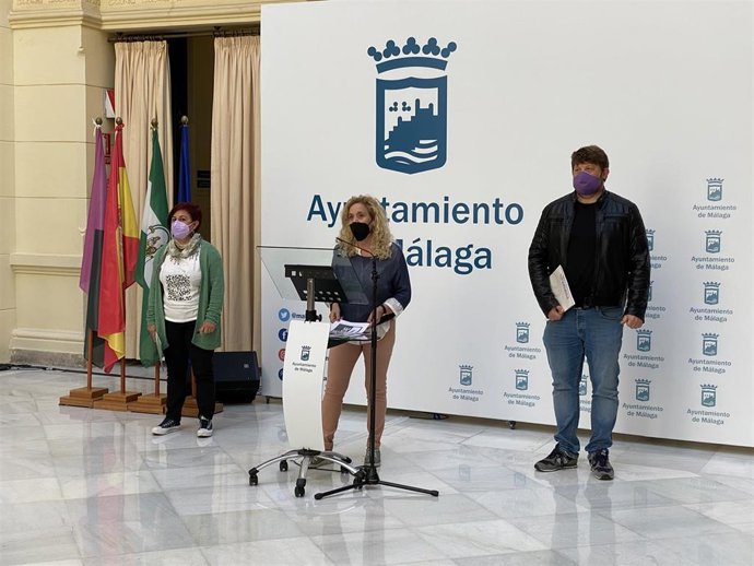 Concejales de Adelante Málaga en rueda de prensa