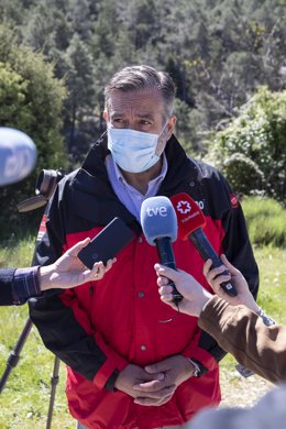 El consejero de Justicia, Interior y Víctimas de la Comunidad de Madrid en funciones, Enrique López, responde a los medios