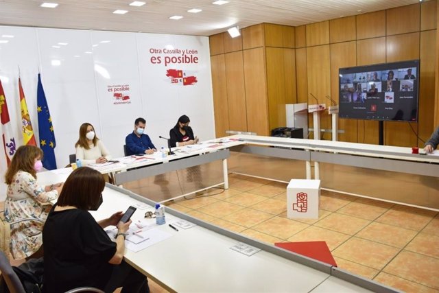 Tudanca preside la reunión del Plenario de la Ejecutiva autonómica del PSOECyL