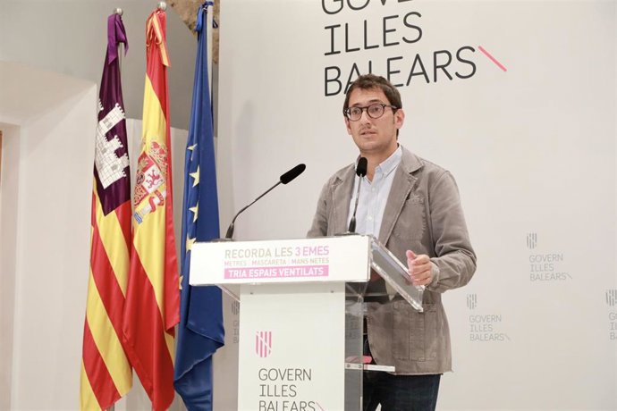 El portavoz del Govern, Iago Negueruela, tras el Consell de Govern de este lunes.