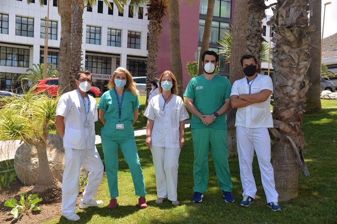 Equipo de enfermería del Complejo Hospitalario Universitario Insular-Materno Infantil de Gran Canaria